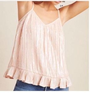 Anthropologie Sequins Sleeveless Strap Top 4